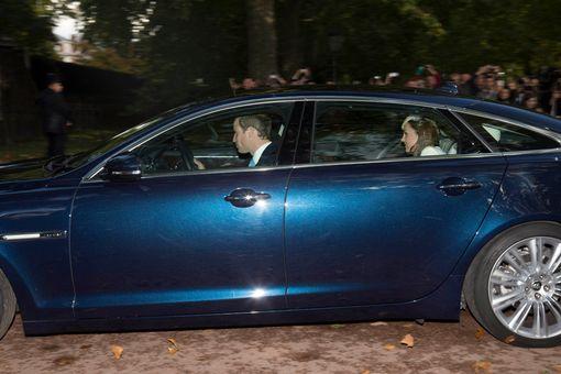 Kate y Wills llegan para el bautizo de su hijo