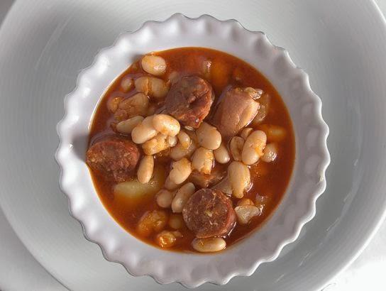 Judías blancas con chorizo