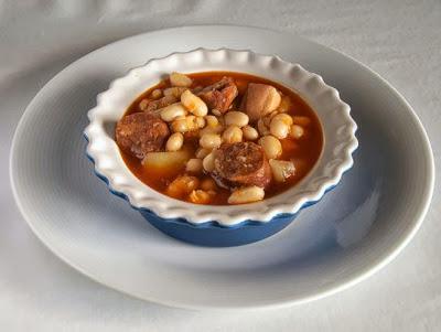 Judías blancas con chorizo