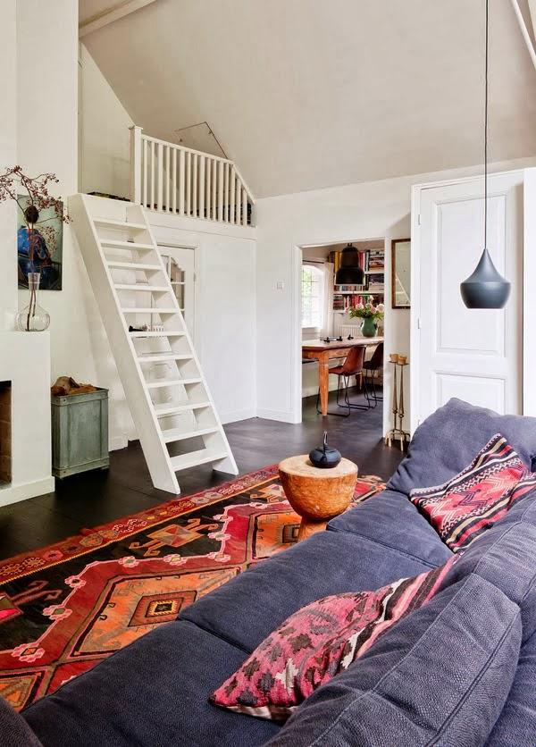 BOHEMIA, MULTICULTURAL Y ETNICA, ASÍ ES ESTA VIVIENDA HOLANDESA