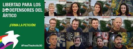Ayuda a loas 30 defensores de Greenpeace