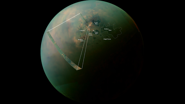 Los lagos de Titán como nunca vistos