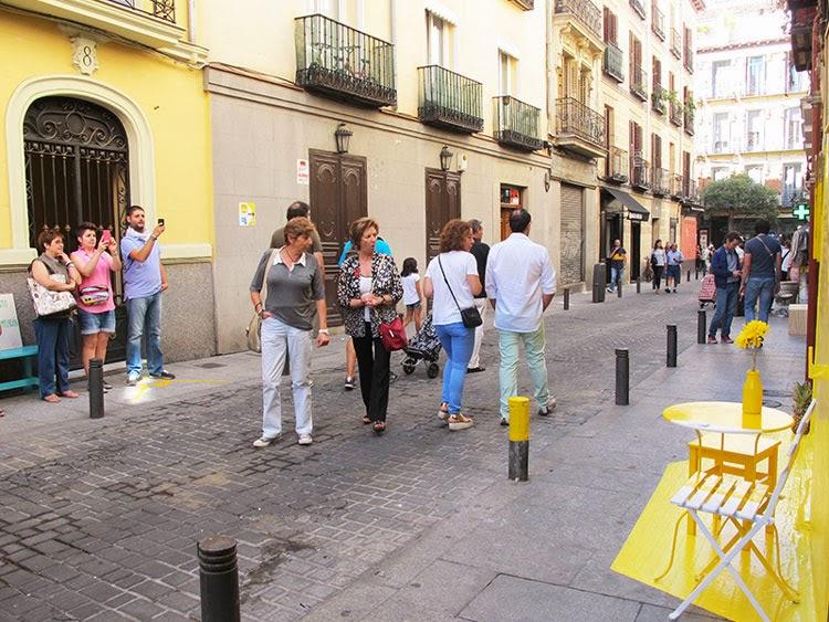 Instalación efímera en Madrid