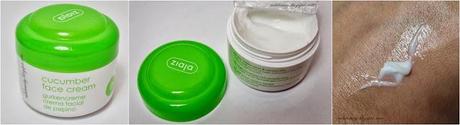 review reseña opinion personal ziaja crema facial pepino cucumber piel mixta normal grasa rubibeauty