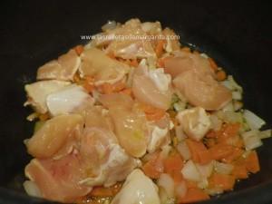 Guiso de pollo con verduras-receta niños