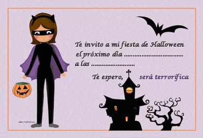 Invitaciones Halloween