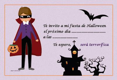 Invitaciones Halloween