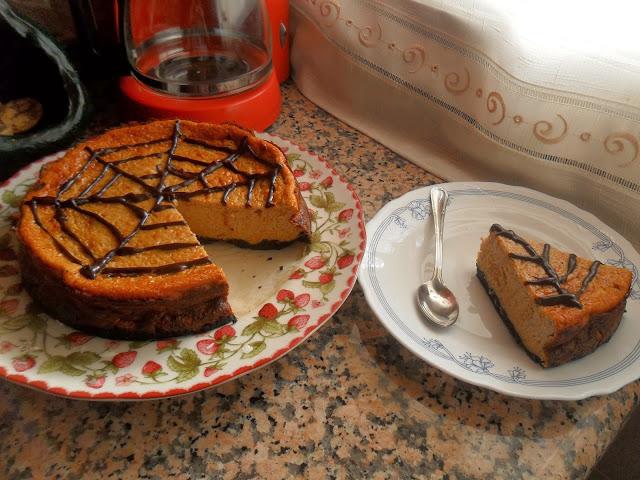 Halloween: Cheesecake de calabaza