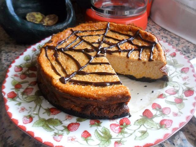 Halloween: Cheesecake de calabaza