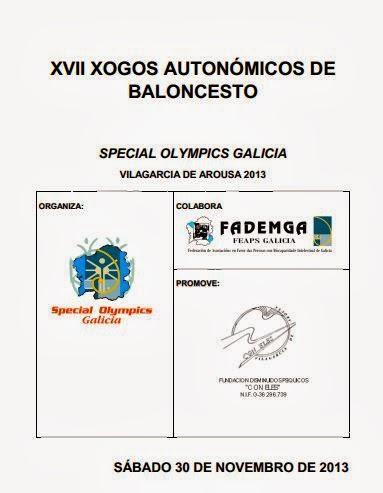 XVII Juegos Autonómicos de Baloncesto Special Olympics Galicia para personas con Discapacidad Intelectual