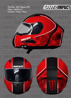 Personalización de casco con airbag (Nzi Vitesse Apc)