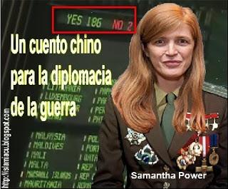 Samantha Power,  a la espera de un “cuento chino” para la diplomacia de la guerra en la ONU