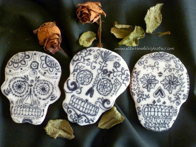 Galletas Calaveras Día de Muertos, “Finaos”, Halloween’13