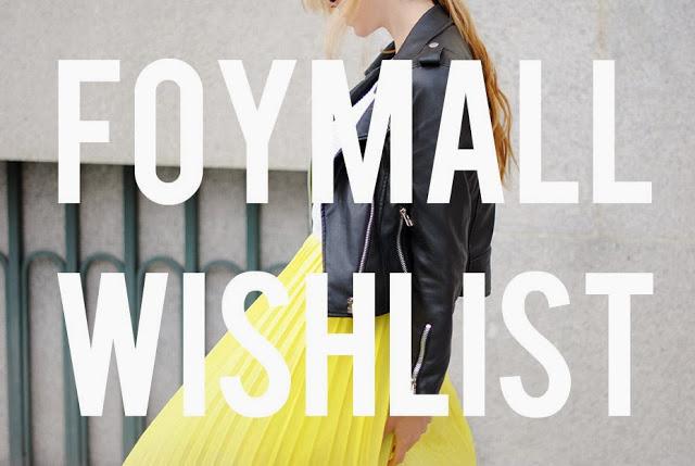 Video de la semana + Wishlist FOYMALL