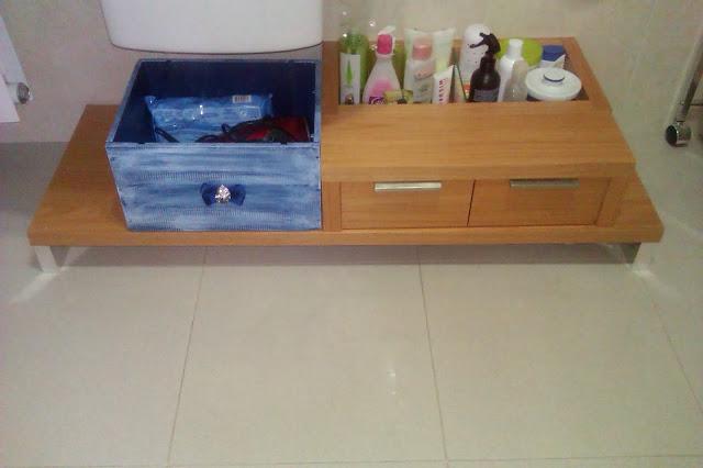 ♥ ♥ ♥ UN FINDE FRUGAL CON UNA CAJA PARA ACCESORIOS BAÑO