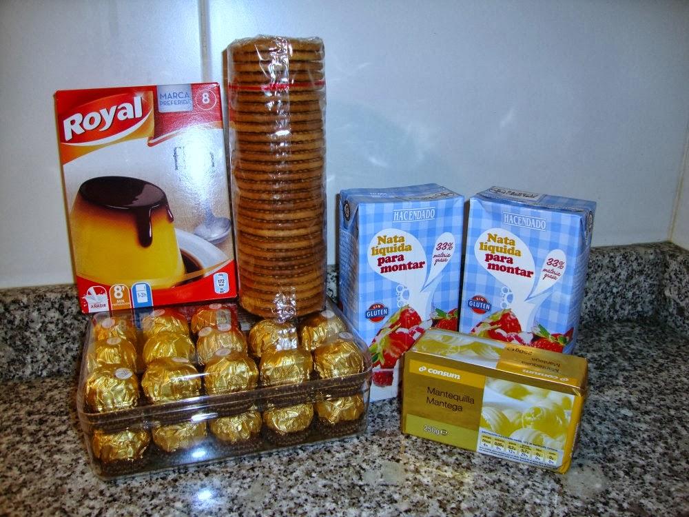 TARTA/FLAN DE FERRERO