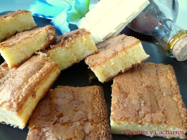 Brownie de Chocolate Blanco y Caramelo