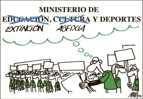 Viñeta Forges huelga educación