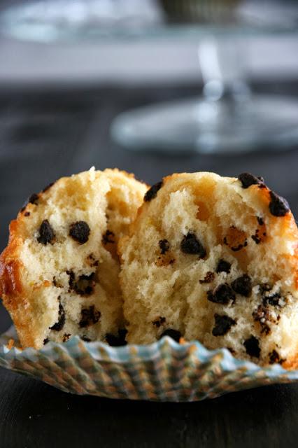 Magdalenas artesanales con chocolate