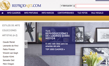 Capture d’écran 2013-10-25 à 10.45.10 Reprodart.com lanza una nueva versión de su sitio web