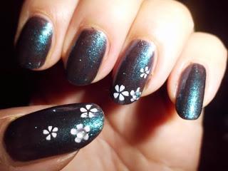 Azul y granizado de café.