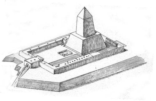 Templo Solar de Nyuserra en Abusir.