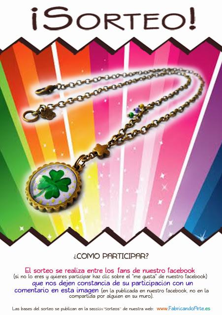 Sorteo de un collar con cabuchón de cristal.