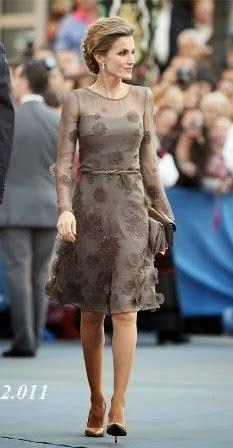 Dña. Letizia de Felipe Varela en los Premios Príncipe 2013. Historia de un vestido