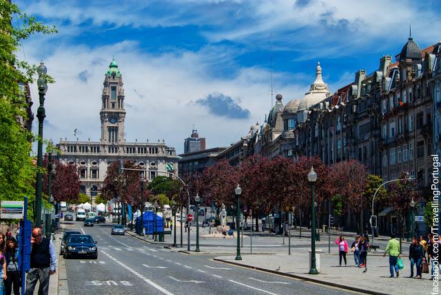 Paseo por el área antigua de Oporto