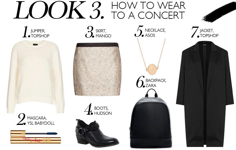 HOW TO WEAR TO A CONCERT