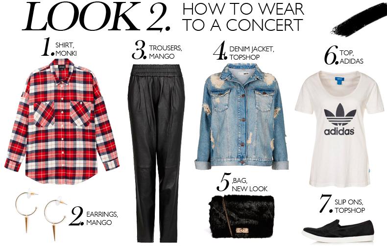HOW TO WEAR TO A CONCERT