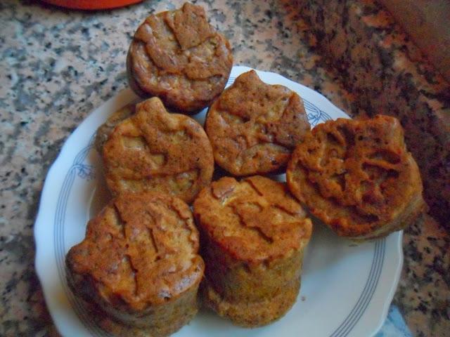 Muffins de calabaza y pipas de calabaza