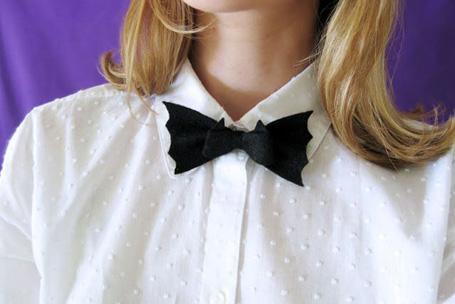 Ideas para decorar la casa en Halloween y un look especial Ideas diy para halloween - disfrza pajarita de murciélago