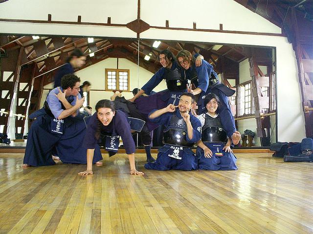 Kikutsugi en el dojo Ken Shin Kan, en Quito