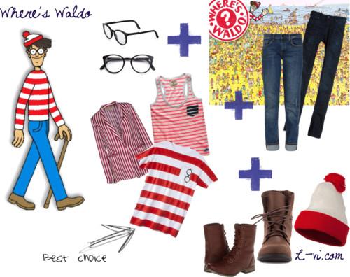 Last minute costumes: Waldo