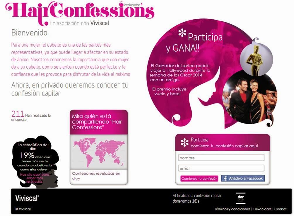 HairConfession by Viviscal + SORTEO a Hollywood