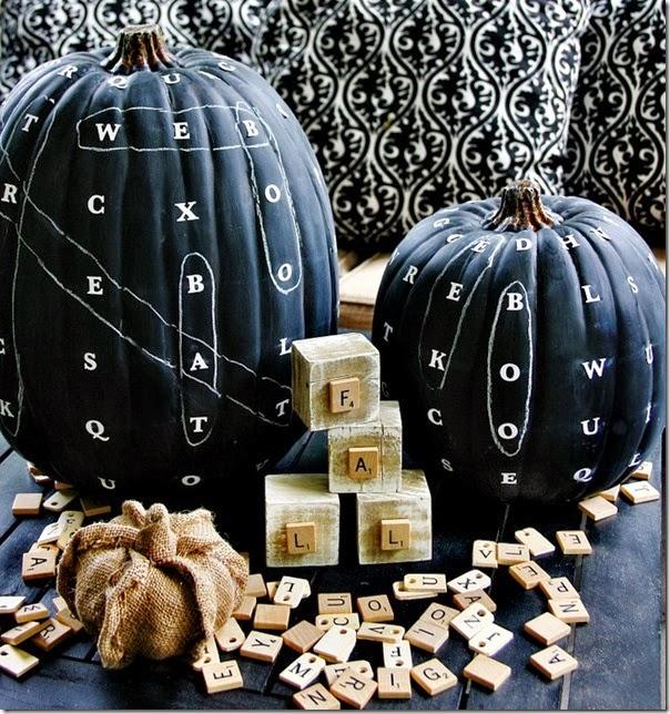 DIY.....UNA CALABAZA DE PIZARRA