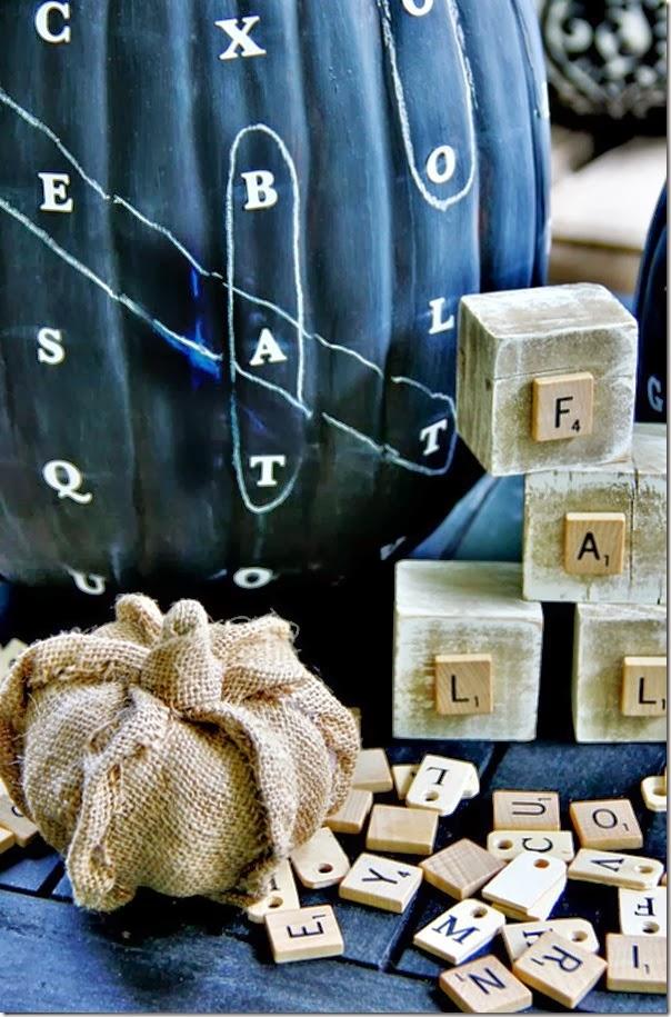 DIY.....UNA CALABAZA DE PIZARRA