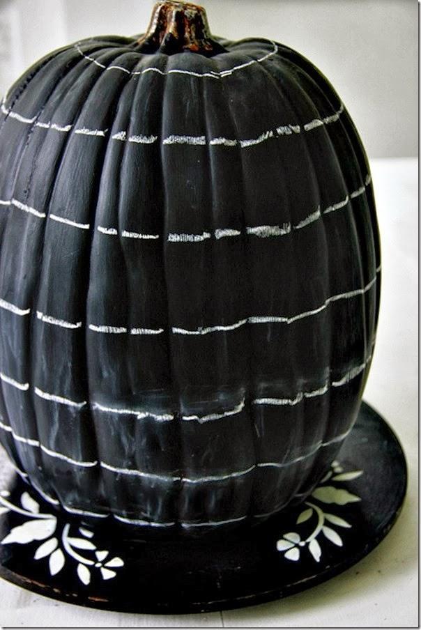 DIY.....UNA CALABAZA DE PIZARRA