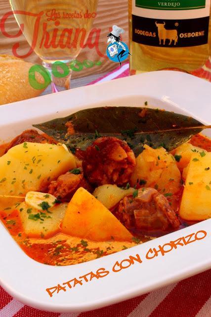 Patatas con chorizo for Asaltablogs by Gastroadikta Patatas con chorizo for Asaltablogs by Gastroadikta