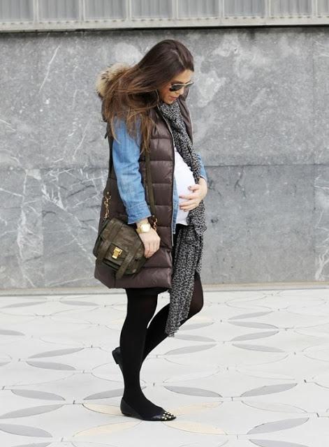 STREET STYLE INSPIRATION; MATERNITY LOOKS.-