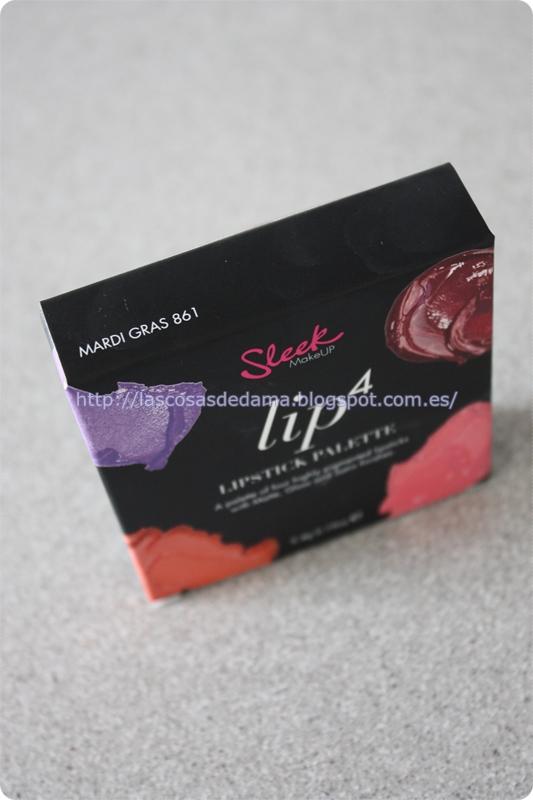 Paleta de labiales  Lip4 Mardi Gras de Sleek