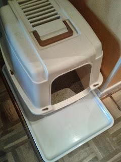 Cajón de arena para gatos con bandeja cajon de arena para gatos con bandeja