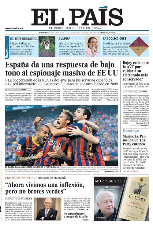 Portada El País