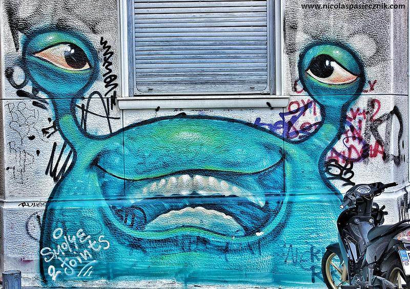 Graffittis de Atenas: color y creatividad en tiempos difíciles