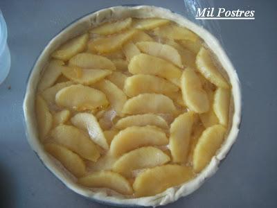 Sweet pot pie en lugar de savory pot pie (desafío octubre Daring Bakers). Pastel de manzana con costra