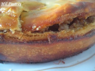 Sweet pot pie en lugar de savory pot pie (desafío octubre Daring Bakers). Pastel de manzana con costra