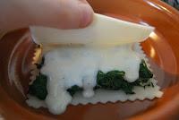 Lasana de Espinacas, Cebolla Caramelizada y Queso de Cabra Lasana de Espinacas, Cebolla Caramelizada y Queso de Cabra