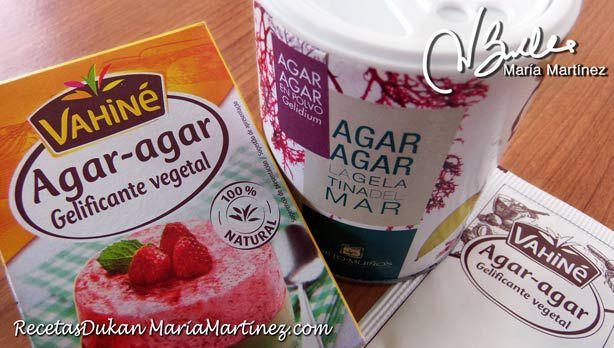 Super alimentos Dukan:  Agar Agar,  la gelatina vegetal