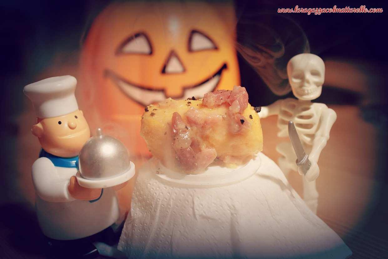 Gnocchi de batata y almendra con jamón y salvia ~ recetas primeros  ~ IMG 8168m